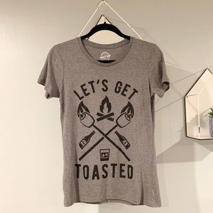 NWOT Soft Grey Fitted Women’s Short-Sleeve T-Shirt